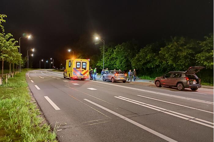 Gewonde bij ongeval tussen scooter en fietser