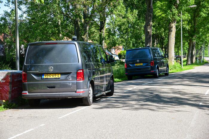 Onderzoek naar overleden persoon in tuin van villa