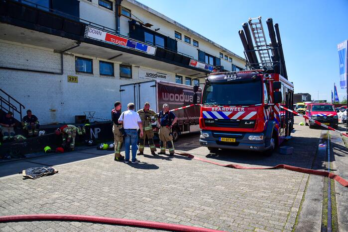 Grote brand in pand