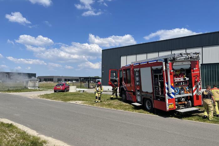 Stroomhuis in brand gevlogen