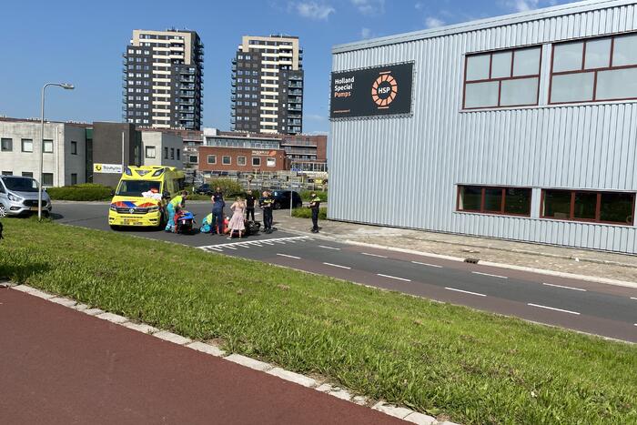 Motorrijder gaat onderuit