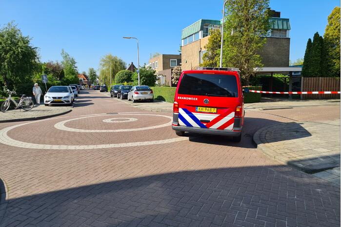 Gasleiding geraakt bij werkzaamheden