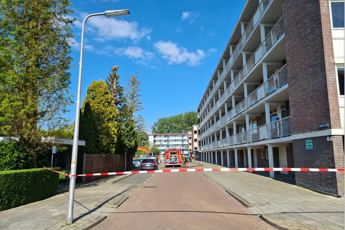 Gasleiding geraakt bij werkzaamheden