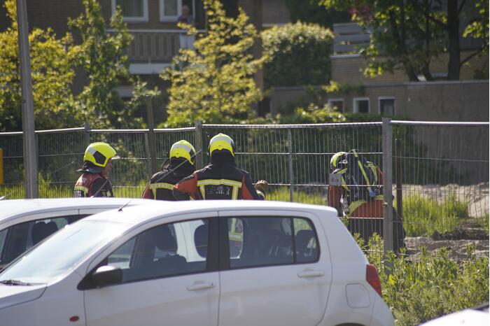 Gasleiding geraakt bij werkzaamheden