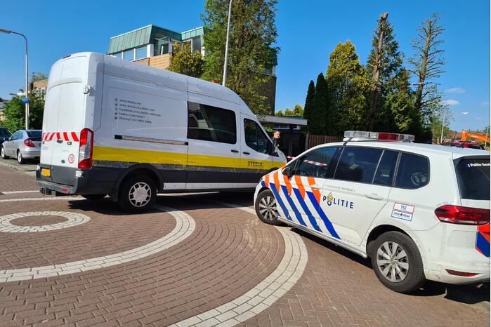 Gasleiding geraakt bij werkzaamheden