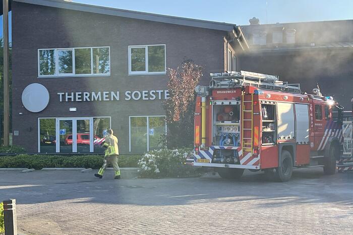 Brand in kelder van wellnescentrum