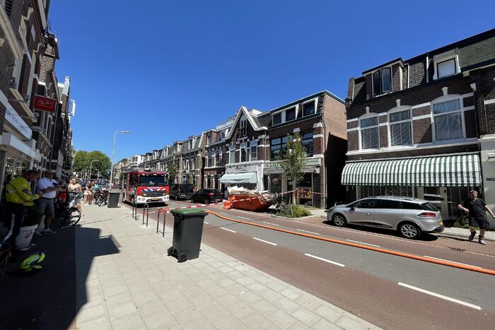 Brand op balkon van bovenwoning