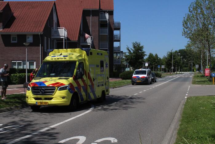 Fietsster gewond bij aanrijding