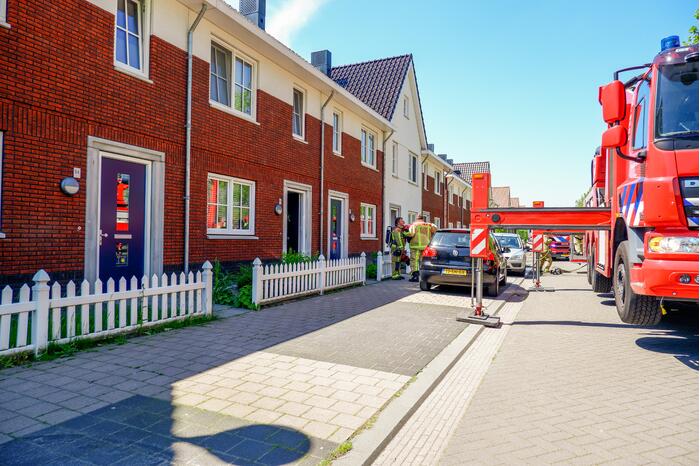 Brand in zonnenpanelen van woningen