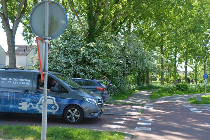 Fietser gewond bij ongeluk met personenauto