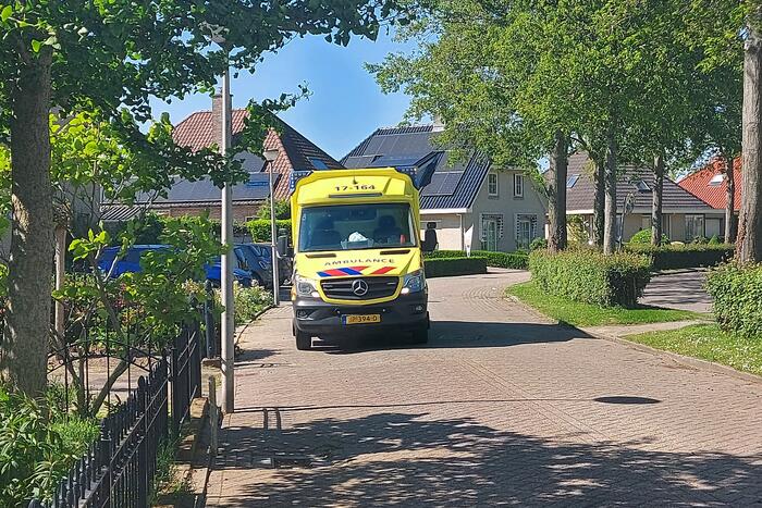 Traumahelikopter landt voor incident in woning