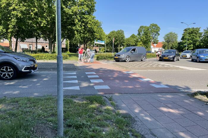 Fietser gewond bij aanrijding met auto