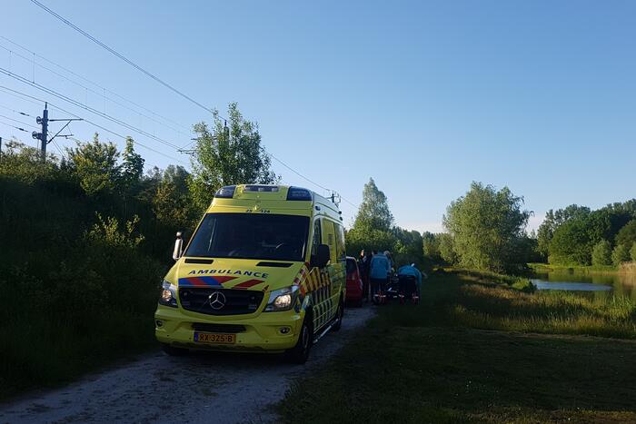 Persoon gewond na val met scooter