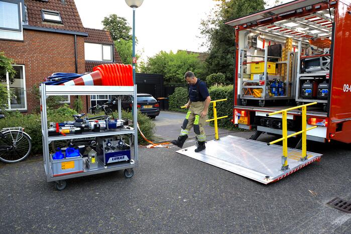 Woningen ontruimd door gaslekkage in woning