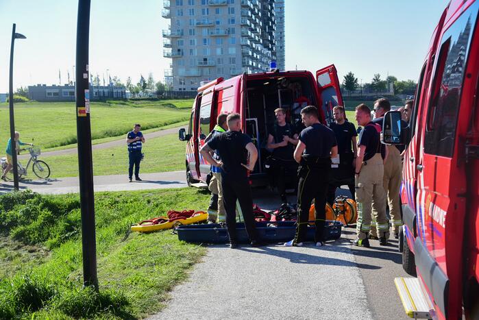Hulpdiensten massaal ingezet voor persoon te water