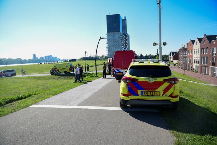 Hulpdiensten massaal ingezet voor persoon te water