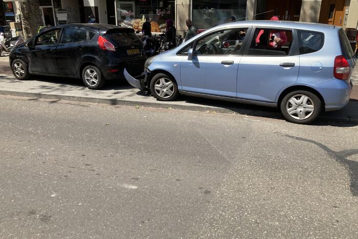 Schade bij kop-staartbotsing