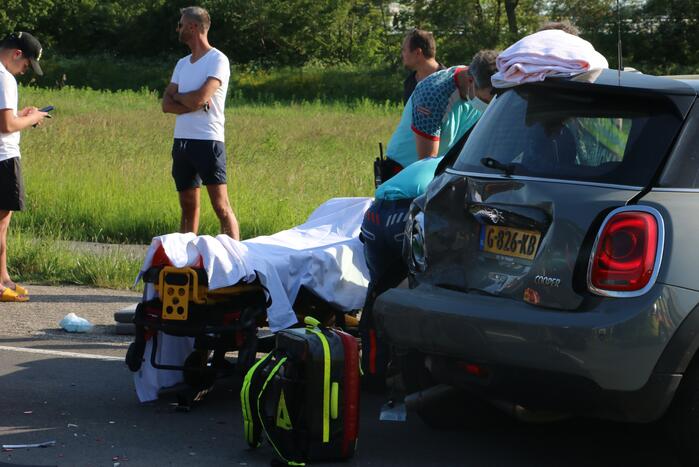 Persoon gewond bij aanrijding