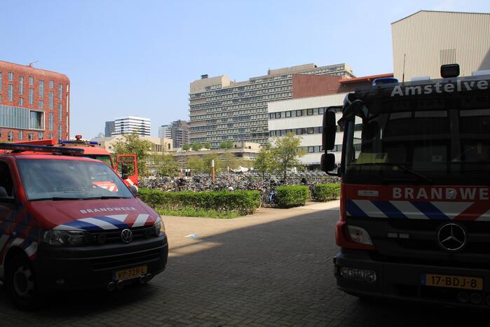 Vreemde lucht waargenomen gebouw VUmc