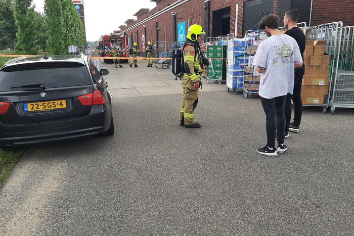 Winkels ontruimd door vreemde lucht
