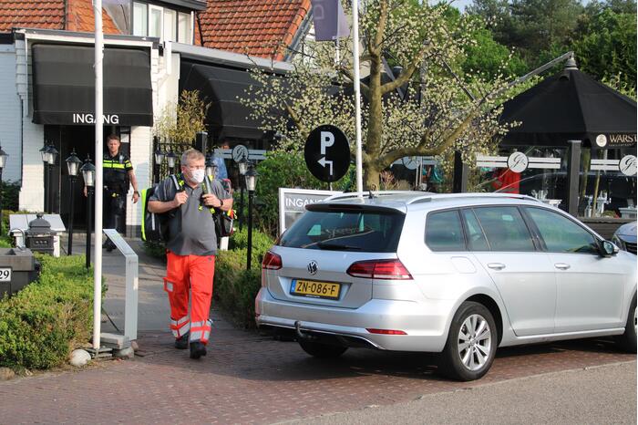 Traumahelikopter voor incident in restaurant