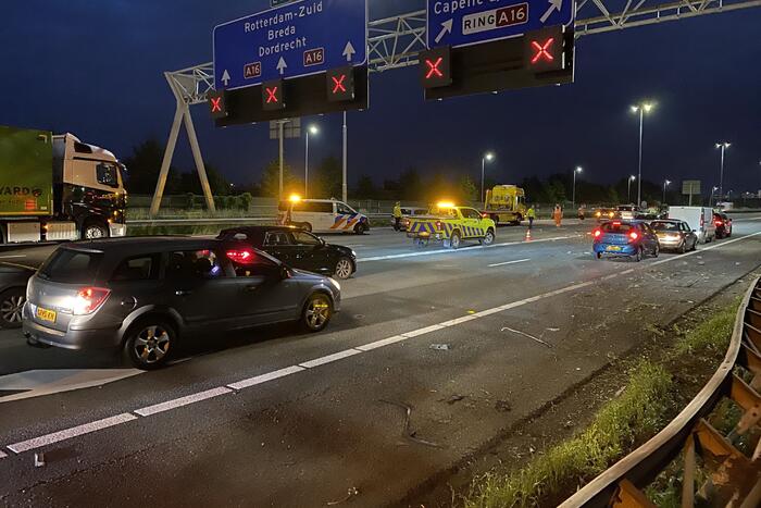 Ravage na flinke aanrijding met auto