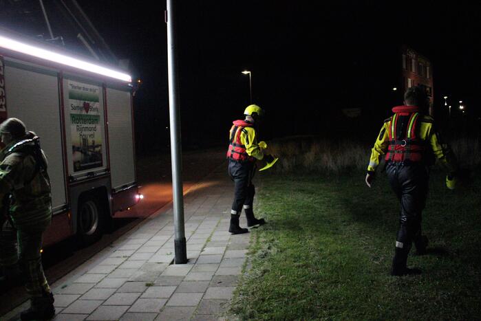 Personenauto belandt in water