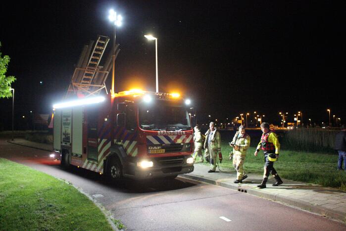 Personenauto belandt in water