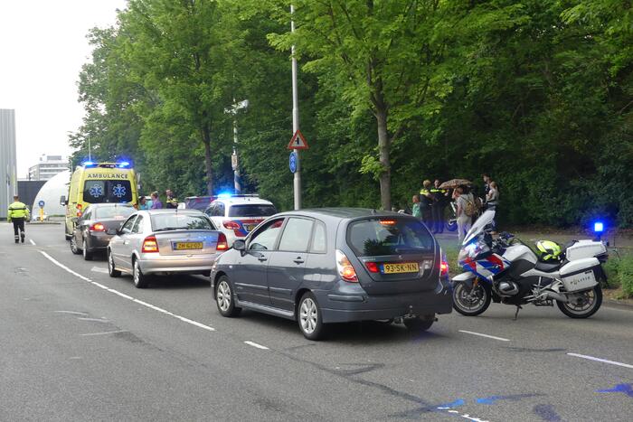 Persoon gewond bij aanrijding