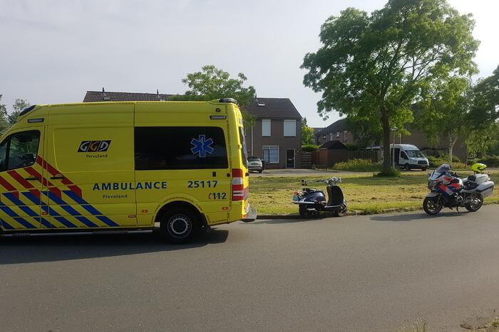 Meisje gewond door ongeval met scooter
