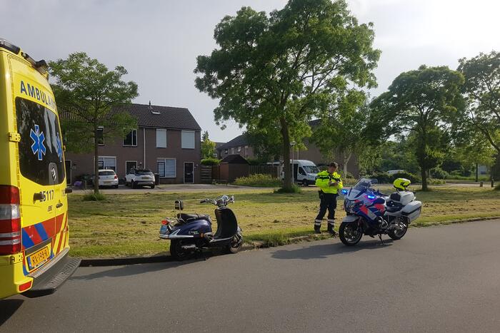 Meisje gewond door ongeval met scooter