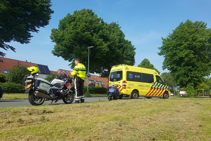 Meisje gewond door ongeval met scooter