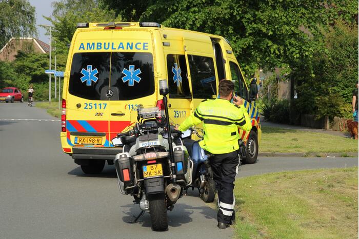 Meisje gewond door ongeval met scooter