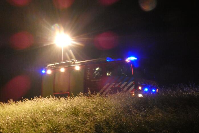 Automobilist raakt van de weg