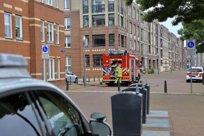 #Amersfoort Veel rook bij keukenbrand in appartement De Schutspatroon Amersfoort.