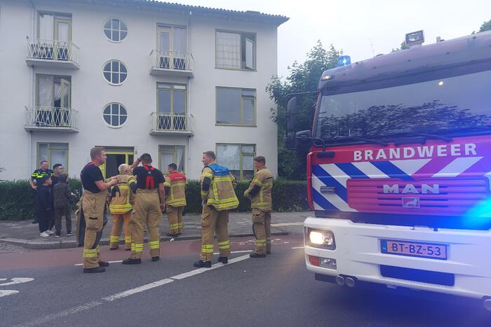 Brand in woning snel geblust