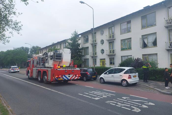 Brand in woning snel geblust