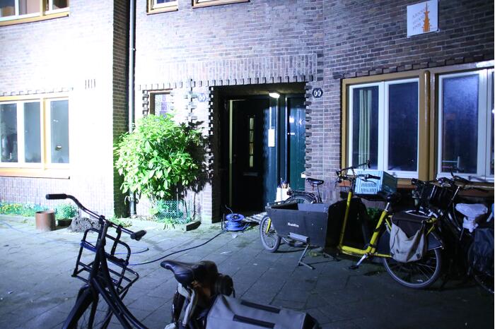 Veel schade door forse brand in woning