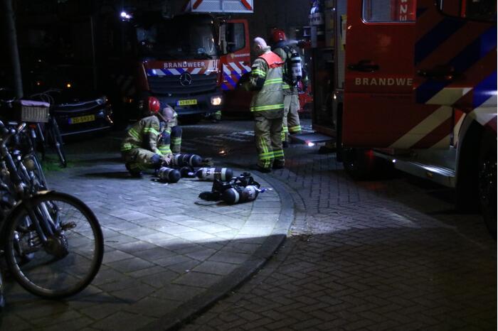 Veel schade door forse brand in woning