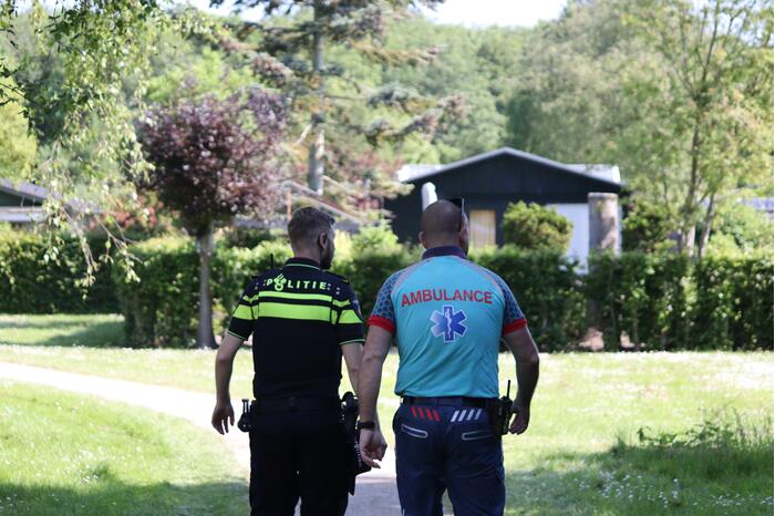 Gewonde bij brand op volkstuinencomplex