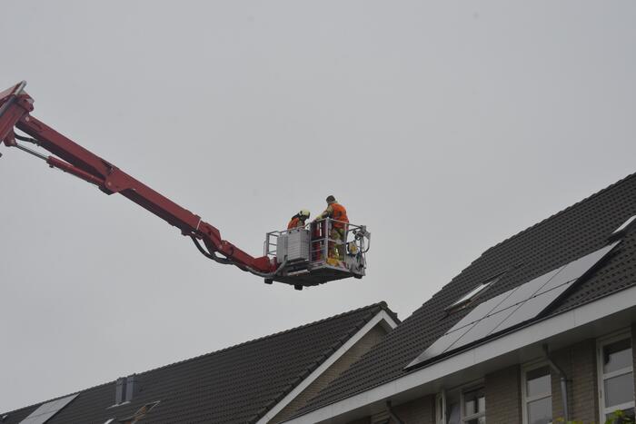 Vogel vast in ventilatiekanaal