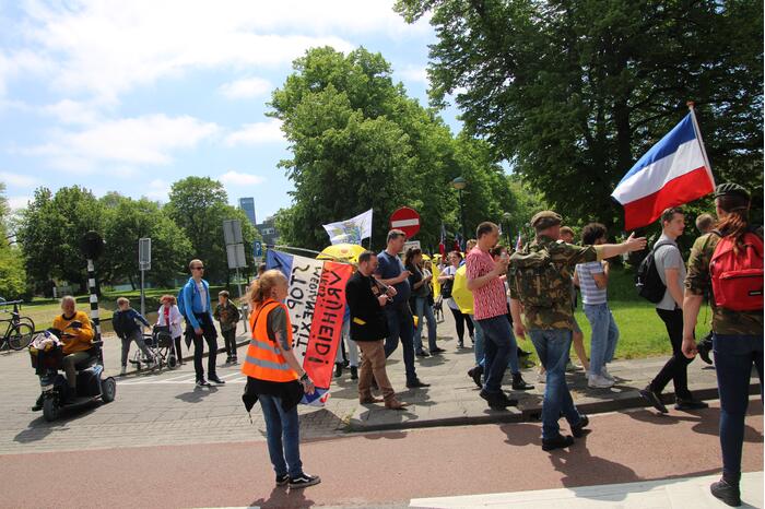 Demonstratie tegen coronamaatregelen