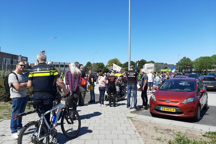 Demonstratie tegen coronaregels en vaccinatie