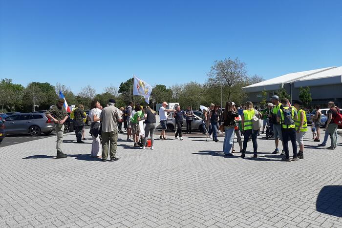 Demonstratie tegen coronaregels en vaccinatie