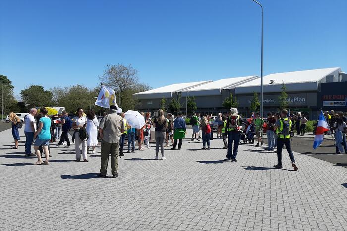 Demonstratie tegen coronaregels en vaccinatie