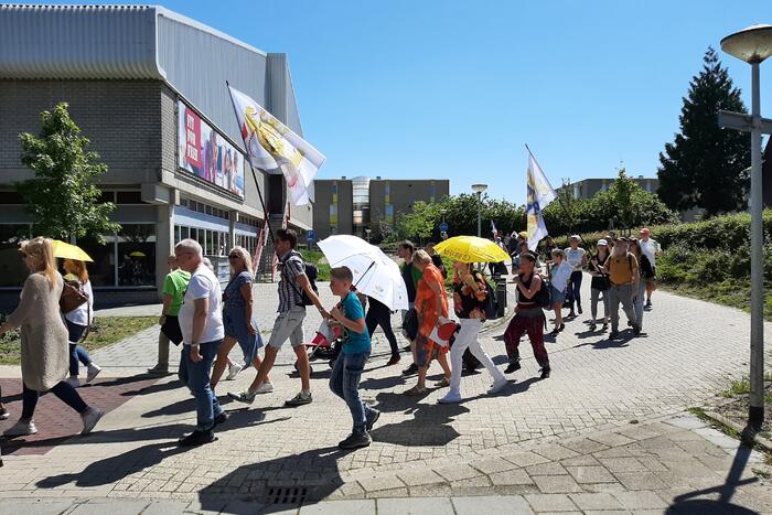 Demonstratie tegen coronaregels en vaccinatie