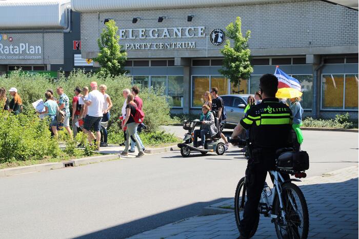 Demonstratie tegen coronaregels en vaccinatie