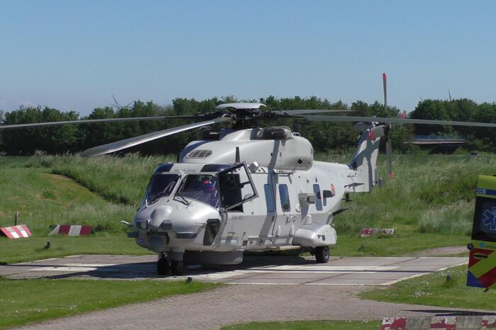 Reddingshelikopter landt bij ziekenhuis met slachtoffer