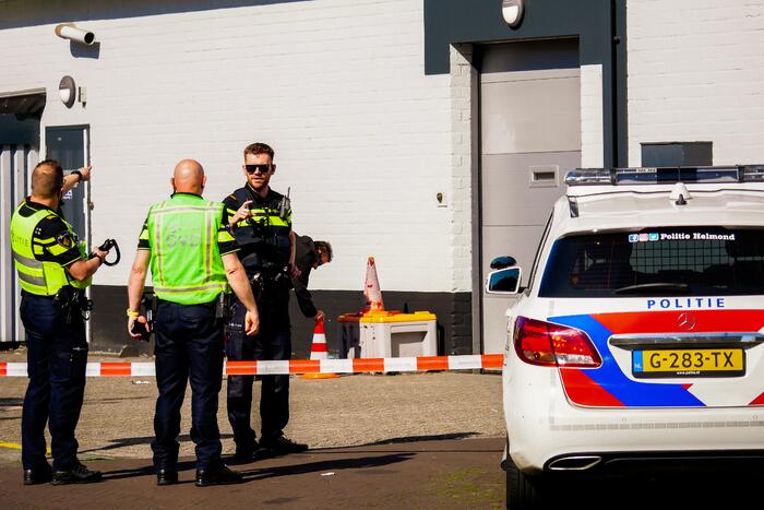 Plofkraak geldautomaat, EOD doet onderzoek naar achtergebleven explosieven