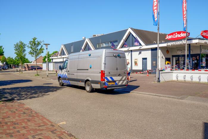 Plofkraak geldautomaat, EOD doet onderzoek naar achtergebleven explosieven